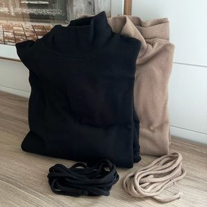 Vince Solid Tie Wast Dress - set of 2